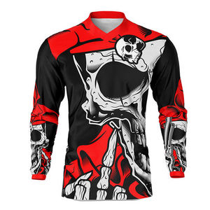 Jersey de Carreras Personalizado, Jersey de Motocross, Impresión de Pantalla de Calidad Adorable, Tela Transpirable, Ropa de Carreras Automovilísticas, Jersey MX Unisex - Product Image 1