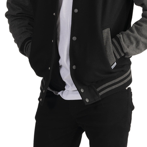 Chaqueta Varsity de Lona Ligera y Cómoda para Hombre, para Invierno, Suave, Resistente al Agua y Transpirable, con Logotipo Frontal, Estilo Casual - Product Image 4