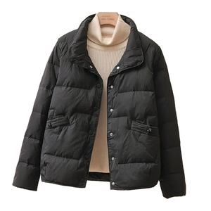 Veste bouffante en coton épais et chaud pour femmes élégantes, Parka à capuche à manches longues, manteau d'hiver respirant, grande taille, imprimé solide - Product Image 1