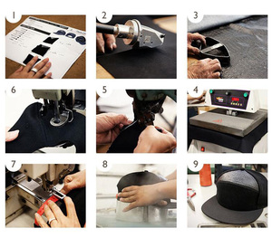 ปรับแต่งหมวกแก๊ปคลาสสิคสีดำแบบ 5/6/7 แผงของคุณเอง หมวกปักโลโก้ตามสั่ง หมวกเบสบอลสำหรับผู้ชาย คอลเลคชั่นใหม่ปี 2026 - Product Image 5