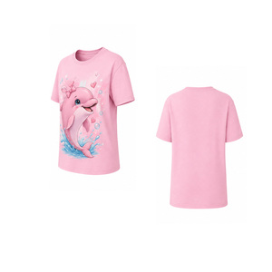 Camiseta con Estampado Gráfico para Mujer, Diseño Personalizado, Camiseta de Algodón, Cuello Redondo Informal, para Ropa Urbana, Fitness, Uso Diario de Verano, Proveedor OEM - Product Image 6
