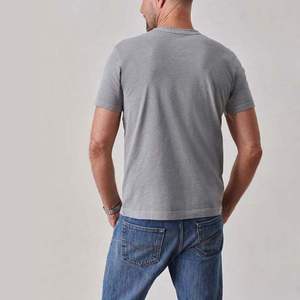 T-shirts homme 2026 à prix abordable, style ringer, grandes tailles, respirants, anti-plis, manches courtes, style urbain, pour l'été, en coton - Product Image 3