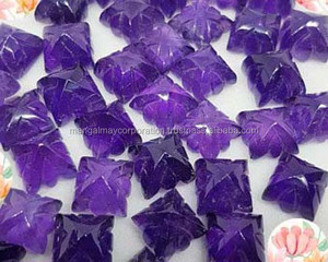 Super Qualité Rose Quartz Lisse Fleur Forme Lâche Sculpté Cabochon Gemme Pour Bijoux Hip Hop - Product Image 5