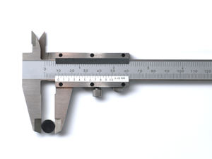 Calibrador Vernier de Laboratorio, Construcción de Acero Inoxidable, Precisión de +/-0.01 mm, Resolución de 0.01 mm, Práctica Rueda de Pulgar - Product Image 4
