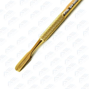 Pousse-cuticules en acier inoxydable, outils de pédicure et de manucure, lime à ongles, équipement de beauté, pousse-cuticules doré pour manucure et pédicure - Product Image 6