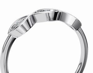 Anillo Minimalista con Diamantes, Oro Sólido de 9KT, 14KT, 18KT, Oro Amarillo, Rosa y Blanco, Joyería Fina, Anillo con Diamantes Pequeños para Uso Diario, para Mujer - Product Image 3