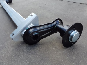 Nuovo Assemblaggio Assale a Torsione per Rimorchio Mercato Europeo, Ricambio Senza Freni, Mozzo da 750 kg Disponibile, Tre Diversi Stili di Braccio di Torsione - Product Image 6