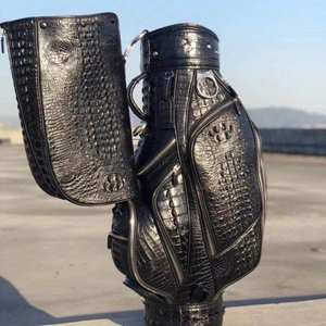 Bolsa de Golf de Cuero PU Premium, Elegante, Retro, Hecha a Mano, de Lujo, Ligera, Gran Capacidad, Antideslizante - Product Image 3