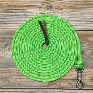 High Quality Horse <b>Lead</b> <b>Rope</b> with Brass Hardware Durable Outdoor Riding Supplier - Product Image 1