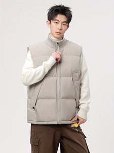 Nouvelle Arrivée 2026 – Gilet matelassé sans manches pour homme, en tissu léger, chaud pour l'hiver, style zippé, idéal pour un usage décontracté - Product Image 1