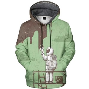 Sudadera con Capucha Personalizada con Estampado 3D de Astronauta, Diseño Creativo de Arte Espacial, Sudadera con Capucha Unisex, Ropa Urbana - Product Image 1