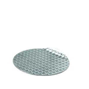 Fantastic Design Cup and Glass <b>Coaster</b> Restaurant Tableware Decorative Aluminum <b>Silver</b> Color Stone <b>Coasters</b> - Product Image 1
