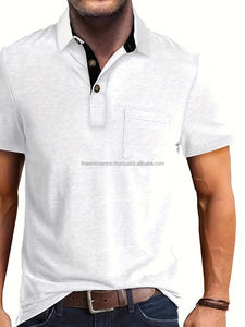 Camisetas de hombre de algodón con logotipo personalizado de calidad superior de Pakistán, camisetas de peso pesado, polos, polos de hombre - Product Image 5
