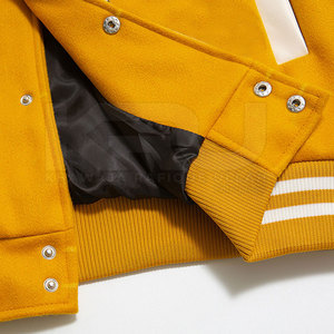 Chaqueta de Invierno Varsity para Hombre de Alta Calidad con Cuello Alto, Transpirable y Resistente al Viento, Te Mantiene Abrigado Durante las Temporadas de Otoño/Invierno - Product Image 4