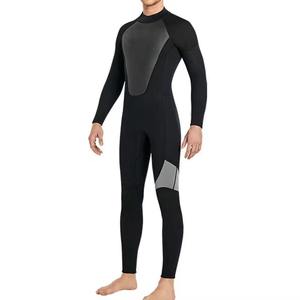 Combinaison de plongée intégrale en néoprène 3 mm avec logo personnalisé imprimé, fermeture éclair dorsale, imperméable, pour la plongée libre, le surf, la natation, service OEM - Product Image 1