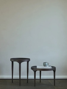 Sleek Round <b>bar</b> <b>Table</b> Tapered Legs Minimal Profile Durable Construction Space Saving Design Ideal for Modern Living Room Decor - Product Image 2