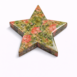 Figurine d'amour sculptée en cristal de jaspe unakite pour la décoration, la guérison, la méditation, l'énergie Reiki - Fournisseur en gros - Product Image 1