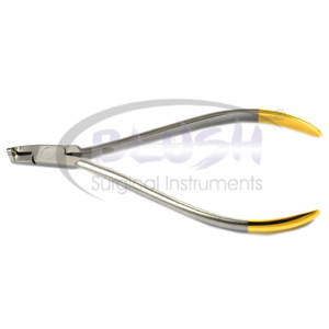 Pince dentaire professionnelle réutilisable en acier pour la pliage de fils et la formation de boucles d'appareils orthodontiques, à commande manuelle, par Blush Surgical - Product Image 4