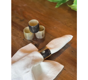 Customised Buffalo Horn Napkin <b>Ring</b> for Dinning Table Wedding Decoration Accessories With High Quality & Best Price - Product Image 1