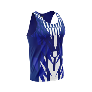 Débardeur de course personnalisé pour marathon, respirant, extensible dans quatre directions, séchage rapide, sans coutures, en Spandex/Polyester, col ras du cou, OEM ODM - Product Image 1