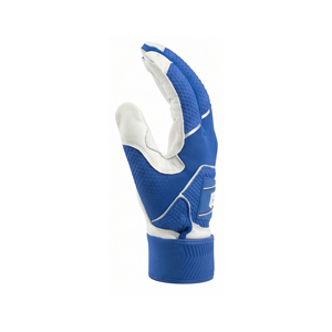Gants de frappe pour baseball/softball, paume en cuir perforé, rembourrage de préhension, sangle de poignet XL, entraînement adulte, ambidextres, fermeture auto-agrippante - Product Image 4