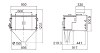 Machine de pesage linéaire automatique à trois têtes de haute précision, balance multi-têtes, emballage, remplissage, étiquetage, granulés alimentaires, film plastique