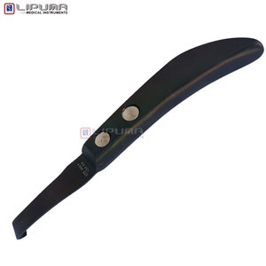 Couteau à sabots LIPUMA <span class=keywords><strong>ARION</strong></span>, lame en acier inoxydable noir, manche ergonomique perforé, couteau professionnel de qualité supérieure pour le soin des sabots de cheval - Product Image 4