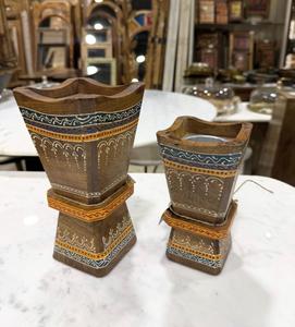Quemador de Incienso de Madera Hecho a Mano con Incrustaciones de Cuentas Coloridas, Difusor Aromático para Uso en Todas las Estaciones, Estilo Único, Decoración para Ramadán y Eid, Regalo - Product Image 4