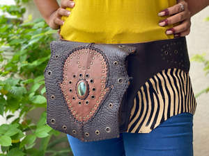 New Style Real Leather Big Size Hip Pocket Money <b>Belts</b> Waist <b>Travel</b> <b>Belts</b> - Product Image 3