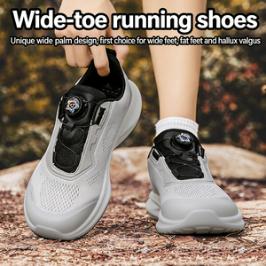 New ROWOO <b>Wide</b>-<b>Toe</b> Outdoor Casual Hiking Running <b>Shoes</b>-Loose Fit Wear-Resistant Anti-Slip Mesh Upper EVA Midsole TPR Outsole All - Product Image 2