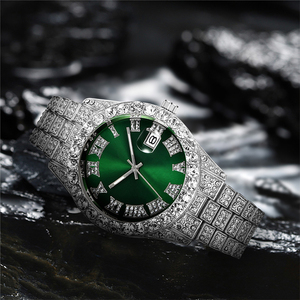 Diamond Men's Watch Quartz Watches HipHop Bling Wristwatch for Men 62481 - Product Image 4