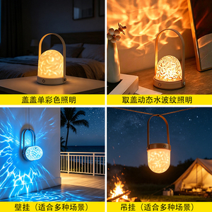 Minimalist LED Night <b>Light</b> Warm White Crystal Tulip Shape Manual Button <b>USB</b> <b>Rechargeable</b> CRI 90 2700K Bedroom Lamp Small Size - Product Image 5