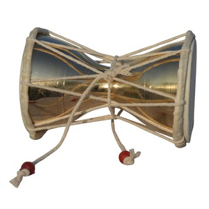 Shiv Damru - Vajilla Redonda de Metal Antigua y Religiosa - Product Image 6