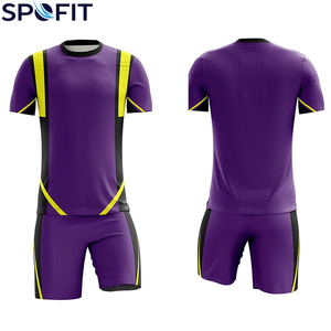 Ensemble d'uniformes de football personnalisés pour hommes, impression par sublimation, maillot et short de football, design unique, uniforme de football à séchage rapide - Product Image 1