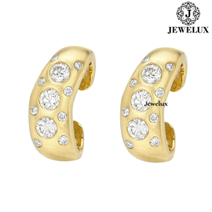 Premium Quality VVS Moissanite <b>Stud</b> Earrings 925 Sterling <b>Silver</b> Diamond Earring for Parties and Gifts From India - Product Image 2