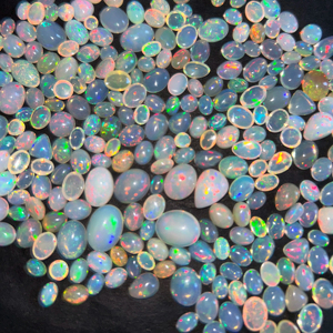 Prix de gros Trimurti Gems Welo Fire Opal Cabochon, Gemmes naturelles en vrac de qualité AAA, pierres lisses polies de formes variées pour - Product Image 1