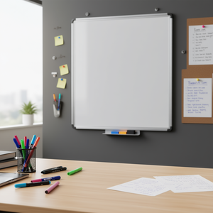 Tableau blanc LIENZOS durable et attrayant 60x90 avec toile et cadre à lisibilité améliorée - Product Image 3