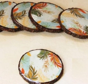 Posavasos de Resina Meena, Hecho a Mano, Pulido, Decoración para Mesa de Comedor de Boda, por blossom craft india - Product Image 1