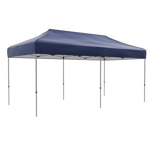 Tendone a baldacchino blu scuro regolabile in altezza 3x6m, facile da montare con borsa per il trasporto con ruote, per eventi all'aperto, matrimoni e feste - Product Image 1