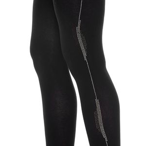 Leggings in Bambù per Donna, Morbidi ed Elastici, a Tutta Lunghezza, con Accessori Eleganti - Product Image 6