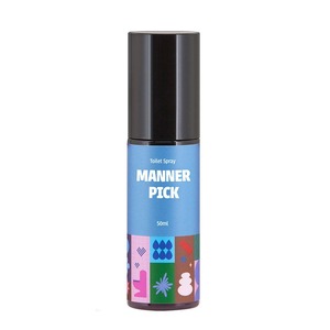[MANNERPICK] Spray désodorisant pour toilettes, format compact de poche, vaporisateur, idéal pour les voyages, article de trousse de toilette - Product Image 1