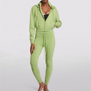 New PIHA SPORTS Womens Winter Windproof Polyester/Cotton Casual Crop Top <b>Pullover</b> Hooded Sweatshirt <b>Jumper</b> Hoodie - Product Image 6