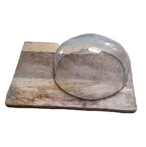 Planche à découper en bois d'acacia brut avec résine, pour la cuisine domestique, les mariages et comme planche à fromage design en bois et résine - Product Image 5