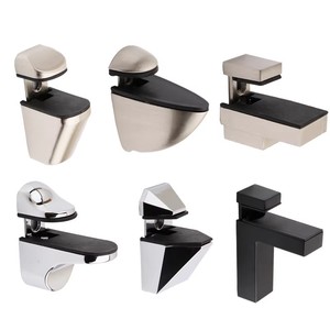 Soporte de estantería con clip tipo boca de pez, ajustable de 5-46 mm, para tableros de madera, estilo artesanal alemán - Product Image 2