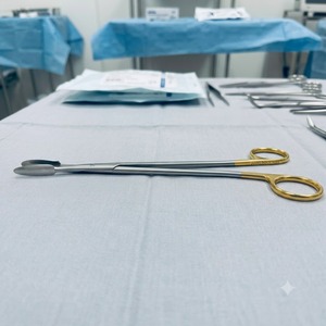 Ensemble d'instruments chirurgicaux Jamso Industries Trepsat Dissector 20 cm avec anneau doré, acier inoxydable de qualité A+, manuel, certifié CE Classe I - Product Image 6