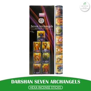 Incienso Darshan Arabian Oudh Premium Hexa Bamboo, Aromático, Incienso Indio 100% Natural, Ecológico y de Larga Duración - Product Image 1