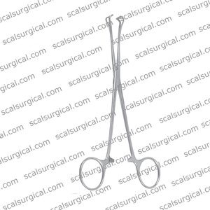 Pinzas Babcock para Tejido Intestinal, de Acero Inoxidable, Instrumento Quirúrgico con Mordazas Fenestradas - Product Image 5