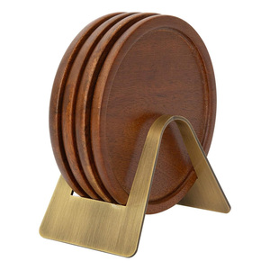 Posavasos de Madera de Calidad Superior, Económicos, para Cafetería, Comedor, Oficina, Personalizables, Elegantes, Duraderos y con un Aspecto Estilizado - Product Image 1