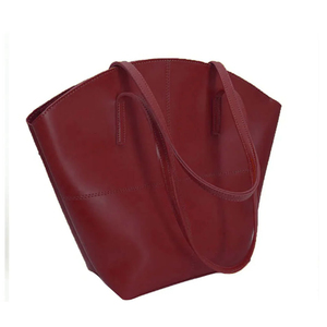Sac fourre-tout chic en cuir véritable grande capacité pour femme, fermeture éclair, options de design personnalisé, portable, look unique 2026 - Product Image 1