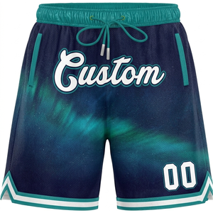 Shorts en mesh personnalisés avec impression sublimée, respirants, pour le basketball et le streetwear - Product Image 5